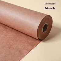 Papier kraft blanc naturel personnalisable de qualité alimentaire résistant aux hautes températures Papier d'emballage pour viande de boucher Gâteau transfrontalier