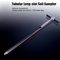 Échantillonneur de sol - Acier inoxydable 304 avec échelle, conception épaissie, diamètre de 1 mètre, tuyau perforé de 50 mm, martelage, marque OEM YIRUI