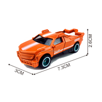 Auto de Juguete Hot Wheels a Escala 1:64, 4 Estilos y 8 Colores, Clásico de Carreras Fundido a Presión para Niños