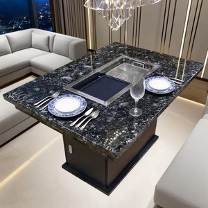 <span class=keywords><strong>Table</strong></span> intégrée pour <span class=keywords><strong>barbecue</strong></span> hot pot sans fumée de haute qualité <span class=keywords><strong>avec</strong></span> certification CE pour les restaurants buffet - Product Image 2