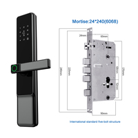 Cerradura Inteligente Biométrica con Huella Dactilar, Tuya Wifi TTLock, Entrada sin Llave, Cerradura Inteligente para Hogar y Oficina