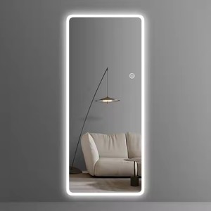 Chiếu Sáng Đầy Đủ Cơ Thể Gương Treo Tường Cao Sàn Phòng Ngủ Gương Với Thanh Lịch Chiếu Sáng Tắm Gương - Product Image 5