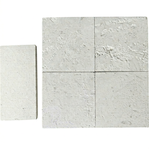 Baldosas de Piedra Caliza Blanca Clásica Pome 60x60, Grado Premium, Diseño Moderno, Acabado Antiguo, Corte a Medida, para Paredes Interiores y Exteriores - Product Image 1