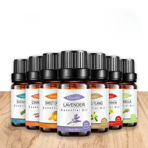 OEM Label Kustom 100% Minyak Esensial Aromaterapi Murni Lilin Sabun Membuat Minyak Diffuser Minyak Esensial
