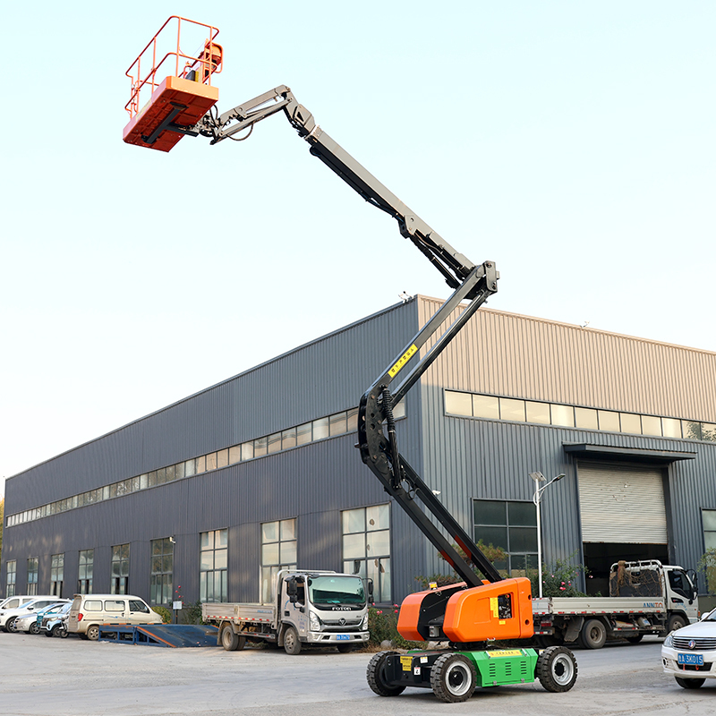 Telescopic Diesel Man Lift 4WD Rough