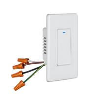 Commutateur intelligent Wi-Fi 3 voies 220V US Commutateur Wifi Applique murale Utilisation Tuya APP Fonctionne avec Alexa Google Home Commande vocale OEM ODM Usine