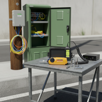Sonde d'inspection numérique intelligente pour fibres optiques avec connexion USB, microscope d'inspection des extrémités de fibres 400X pour le test des connecteurs MPO/MTP/LC/SC