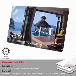 Cartes RFID NFC intelligentes personnalisées ISO 15693 Slix/NFC-V avec UID modifiable pour adhésion en salon de coiffure, clé tout-en-un pour réseaux sociaux et hôtels - Product Image 2