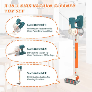 Ensemble de nettoyage pour jeu de simulation pour <span class=keywords><strong>enfants</strong></span>-Kit d'outils de nettoyage pour <span class=keywords><strong>aspirateur</strong></span> électrique et vadrouille à poussière - Product Image 3