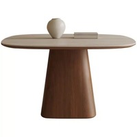 Ensemble de table à manger carrée moderne, simple, rétro, haut de gamme, en bois massif et ardoise, pour la maison et les restaurants, pour 4 personnes