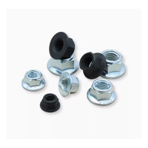 GB6177 écrou à bride hexagonale à fond plat galvanisé avec rondelle et écrou lisse - Product Image 3