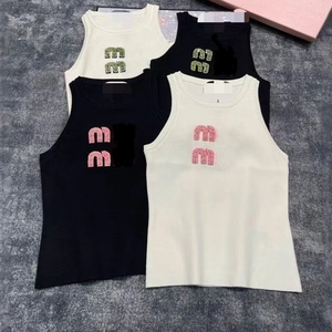 Ropa de Verano de Moda, Top sin Mangas con Cuello Redondo y <span class=keywords><strong>Estampado</strong></span> de Letras para <span class=keywords><strong>Mujer</strong></span>, <span class=keywords><strong>Chaleco</strong></span> - Product Image 1