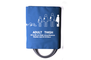 Alta calidad reutilizable 10-19cm azul doble tubo infantil <span class=keywords><strong>NIBP</strong></span> manguito Nylon presión arterial puños - Product Image 3