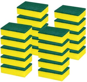 Éponge de nettoyage de la cuisine, 1 pièce, gommage, vaisselle, robuste, tout usage - Product Image 2