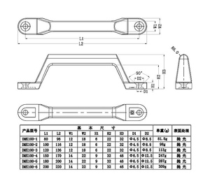 DMK100 High Precision Stainless Steel 304 <strong>Door</strong> Handle Durable for Kitchen Mounting Investment Casting Part - Product Image 6