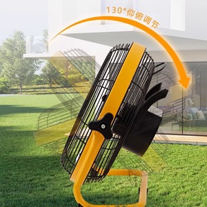 Gió lớn di động ngoài trời Quạt sàn 16 inch Pin sạc nhựa động cơ không chổi than điều khiển không dây hộ gia đình - Product Image 4