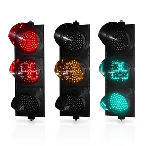 200mm RYG LED traffic light with digital countdown timer for driveway