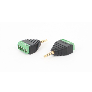 3,5mm macho de 4 pines bloque Terminal conector de Video <span class=keywords><strong>AV</strong></span> Balun estéreo hombre a <span class=keywords><strong>AV</strong></span> Terminal de tornillo <span class=keywords><strong>Jack</strong></span> 3,5mm 4 polos a Balun - Product Image 6