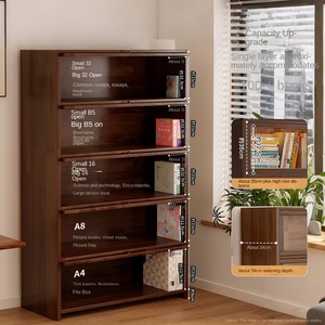 Librería Gabinete de almacenamiento de pared integrado Muebles para el hogar Estantería para niños <span class=keywords><strong>Armarios</strong></span> Producto - Product Image 5