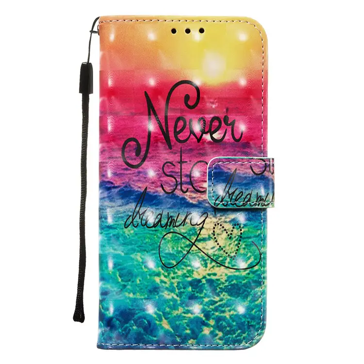 Case For Huawei Honor 8X Max PU Leather Phone Case Flower Painted Cover Flip Wallet Bag For Huawei honor 8x