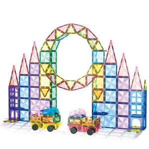 CBTOYS <span class=keywords><strong>MAG</strong></span>-PARADISE <span class=keywords><strong>Mega</strong></span> Pack de Bloques Magnéticos de Lujo, Juego de Construcción Interactivo para Padres e Hijos, Regalo de Cumpleaños para Mayores de 3 Años - Product Image 3