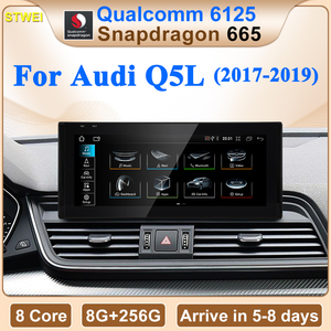 CNSTWEI หน้าจอใหม่ UI 12.3 นิ้ว Snapdragon665 Android14 ระบบไร้สาย AUTO Carplay สำหรับ Audi Q5L (2017-2019) เครื่องเล่นในรถยนต์ มัลติมีเดีย GPS - Product Image 2