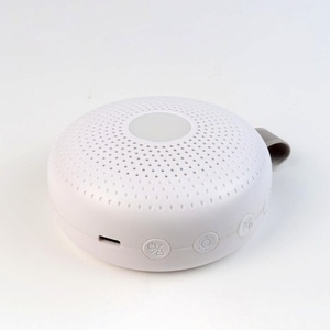 Las mejores 15 canciones de música de ruido blanco <span class=keywords><strong>para</strong></span> bebés, entrenador de sueño de salud inteligente con luz nocturna, altavoz de ayuda <span class=keywords><strong>para</strong></span> <span class=keywords><strong>dormir</strong></span> portátil, Color blanco - Product Image 6