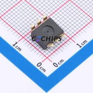 HY-DSIC03LS DIP Switch SMD-6P,7.6x6.2mm Switch Flat Toggle, Raised Type Single Pole Single Throw 3 Gull Wing Type - Product Image 2