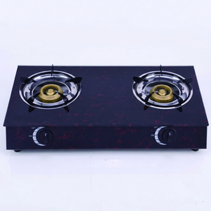 Cocina de Gas Independiente de 2 Quemadores con Encendido Electrónico y Control por Perilla, Vidrio Templado de 6mm, para Hogar, Hotel y Exteriores - Product Image 1
