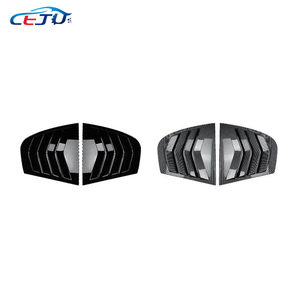 2 uds., decoración de persianas de ventana trasera, Panel de Alerón, rejilla lateral, pegatinas de coche para BMW 3 <span class=keywords><strong>Sseries</strong></span> E90 320i 330i M3 2005-2011 - Product Image 2