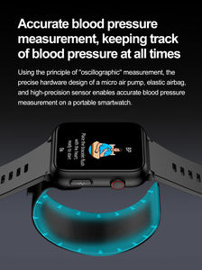 Relógio Inteligente HRS com Tela TFT Controle por <span class=keywords><strong>APP</strong></span> Monitor de Fitness Monitor de Pressão Arterial Chamadas BT Câmera HD IP67 <span class=keywords><strong>Android</strong></span> para Unissex - Product Image 4