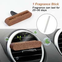 Diffuseur de parfum et purificateur d'air en bois parfumé moderne pour grille d'aération, accessoires d'intérieur en vrac