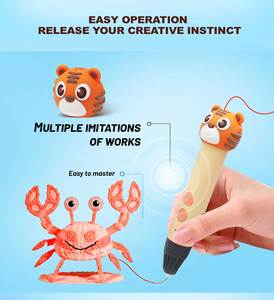 थोक निर्माण उच्च गुणवत्ता वाले कस्टम लोगो बेबी प्ला रिफिल 3 डी प्रिंटर पेन जादू डिजिटल ड्रा 3 डी पेन 3 डी पेन 3 डी प्रिंट पेन - Product Image 4