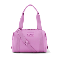 Sac de sport en néoprène personnalisé, grande capacité, imperméable, sac de voyage pour femme, sac de week-end tendance, sac de sport pour femme, sac de voyage en plein air
