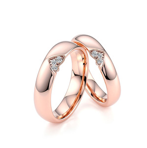 Anillo de compromiso de diamantes cultivados en laboratorio para parejas, joyería fina, bandas para hombres y mujeres, Joyería de diamantes hecha en laboratorio - Product Image 1
