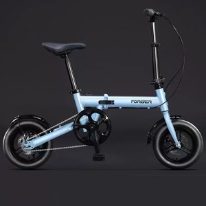 Bicicleta Plegable Forber Mini de 12 Pulgadas, Ligera, Portátil, de Una Velocidad, con Llanta de Aluminio, Capacidad de Carga de 150 kg, para Estudiantes Universitarios y Hombres - Product Image 2