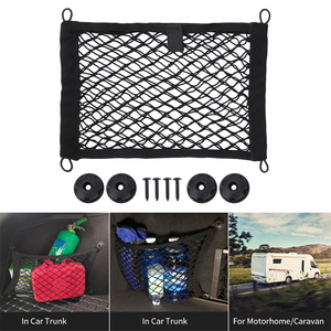 Red de carga personalizable universal: malla de maletero elástica fuerte para automóviles, <span class=keywords><strong>autocaravanas</strong></span> y equipo de viaje seguro - Product Image 6