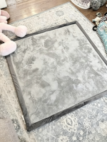 Luxury Modern Bedroom & Living Room Rugs Stains Resistant Non-Slip Waterproof Floor Mats Flannel Material Carpet