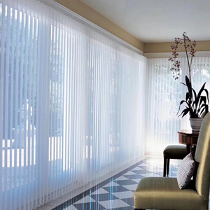 Luce motorizzata senza fili telecomando in poliestere <span class=keywords><strong>tende</strong></span> verticali trasparenti <span class=keywords><strong>tende</strong></span> da sogno <span class=keywords><strong>per</strong></span> grandi finestre del Patio porta - Product Image 3