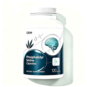 Cápsulas de Fosfatidilserina al por Mayor de Fábrica Estadounidense ODM/OEM, Apoya la Salud Cognitiva, la Función de la Memoria y el Bienestar Cerebral - Product Image 1