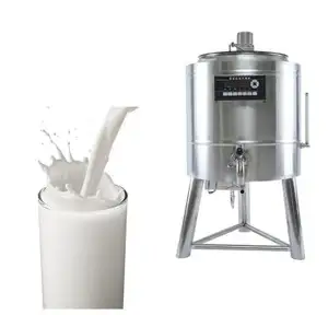 رخيصة الثمن الفولاذ المقاوم للصدأ صغيرة تعقيم الحليب خزان/50-200L uht معقم الحليب/150l الألبان مبستر للبيع