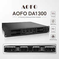 Amplificateur de puissance numérique 4 canaux classe D DA1300 4x2000W 1U pour subwoofer, système de sonorisation PA, amplificador de sonido