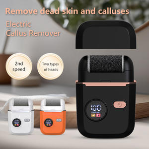 Lime à pieds électrique compacte et facile à transporter, élimine les peaux mortes, les callosités et les talons épais, laissant les talons lisses - Product Image 3