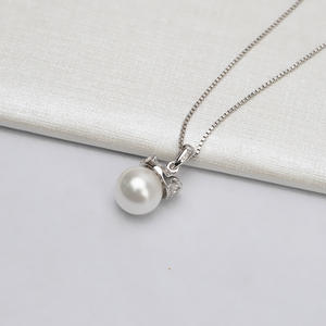 จี้มงกุฎเงินแท้ S925 แบบเรียบง่ายสำหรับทำเครื่องประดับมุก DIY ถาดเปล่าสำหรับผู้หญิง จี้แฟชั่นทันสมัย 705 แบบกึ่งสำเร็จรูป - Product Image 2