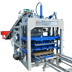 เครื่องทำบล็อกคอนกรีตอัตโนมัติ QT4-15 ระบบไฮดรอลิก สายการผลิตอิฐปูพื้น โรงงานอุตสาหกรรมหนักสำหรับงานก่อสร้าง - Product Image 2