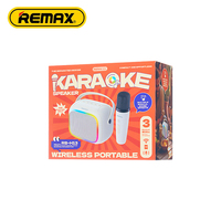 Altavoz Karaoke Portátil Inalámbrico REMAX RB-H13, Mini Altavoz con Micrófonos Inalámbricos
