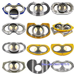 Plaque <span class=keywords><strong>de</strong></span> base pour <span class=keywords><strong>pompe</strong></span> à béton Schwing 10074769 en acier C45 pour insert anti-usure 8 pouces DN200/9 pouces DN230 - Product Image 5