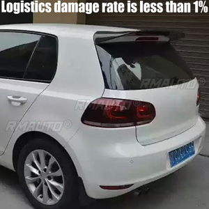 For Volkswagen GOLF 6 Spoiler 2010-2013 Mk6 High Quality ABS Material Car Rear Wing Primer Color Rear Spoiler - Product Image 2