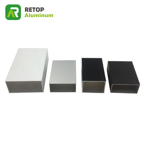 Grandes dimensions 300MM 500MM Rectangle en <span class=keywords><strong>aluminium</strong></span> enduit de poudre Tuyau creux <span class=keywords><strong>Tube</strong></span> <span class=keywords><strong>carré</strong></span> en <span class=keywords><strong>aluminium</strong></span> anodisé - Product Image 6