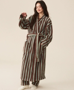 Áo ngủ dày lông cừu san hô mới và Áo choàng tắm đôi dài - Product Image 4